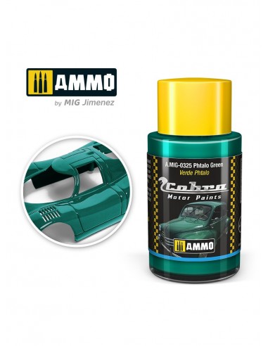 [MIG 0325] Cobra Motor Paints : PHTALO GREEN 30 ML