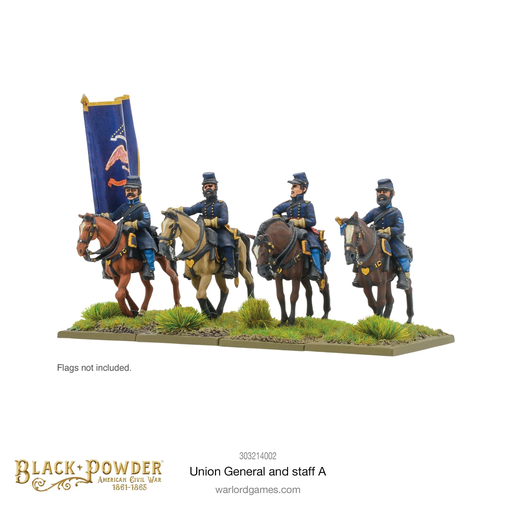 [WLG 303214002] Union : General and Staff "A" │ Black Powder - American Civil War