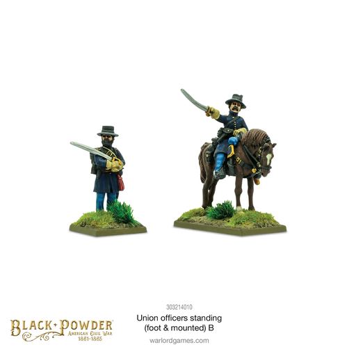 [WLG 303214010] Union : Officers Standing "B" (Mounted and foot) │ Black Powder - American Civil War