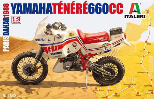 [ITA 4642] Italeri : Yamaha Ténéré 660 cc │ Paris Dakar 1986