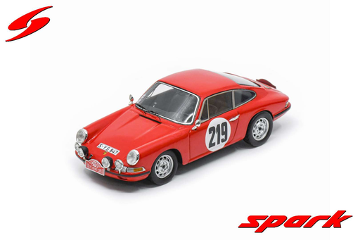 [SPK S6607] Spark : Porsche 911S 2.0 │ No.219 3rd Rally Monte Carlo 1967 - V. Elford - D. Stone