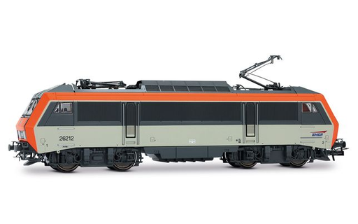 [JOU HJ2443S] Jouef : Locomotive Electrique BB 26212 avec 3 feux de tête "Gris & Orange" - SNCF Epoque V │ Continu