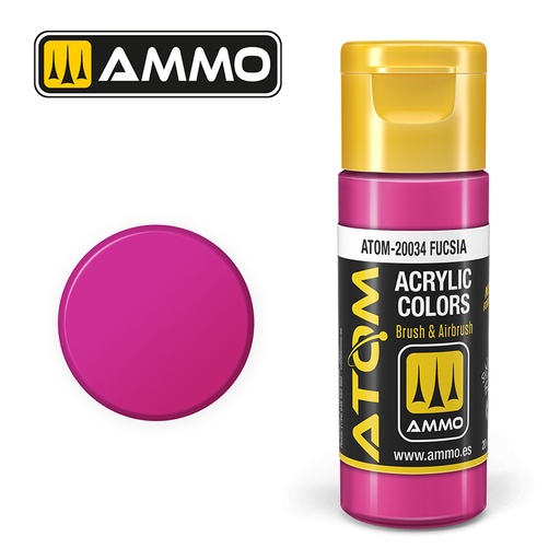 [MIG 20034] Ammo Mig : Fucsia (20ml) │ Atom Acrylique Paint