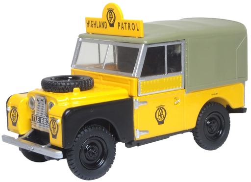 [OXF 43LAN188025] Oxford : Land Rover Séries I 88 "Canvas" │ AA Highland Patrol 