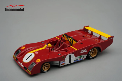 [TECNO TM43-04D] Tecnomodel : Ferrari 312 PB Monza │No.1 Jacky Ickx - 1973