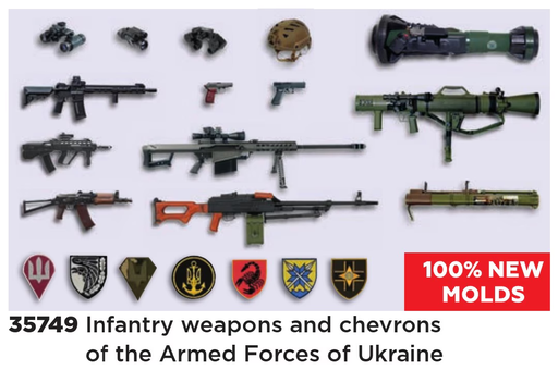 [ICM 35749] Thunder : Infantry weapons and chevrons
of the Armed Forces of Ukraine