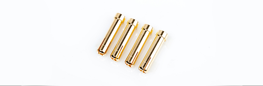 LRP : Fiche 5mm vers 4mm gold 4pcs