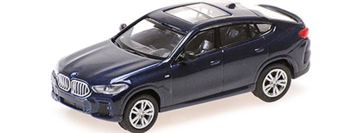 [MNC 870020521] Minichamps : BMW X6 │ 2020 - Bleu Métallique 