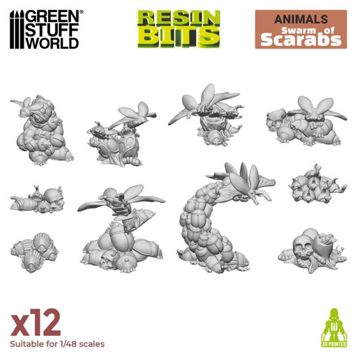 [GSW 11666] Green Stuff : Nuée de scarabées  │ Resin Bits (copie)