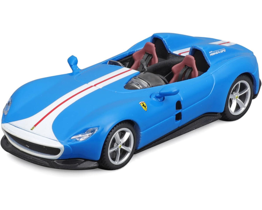 [BUR 18-36913] Burago : Ferrari Monza SP-2 │ 2018 - Bleu et Argent 