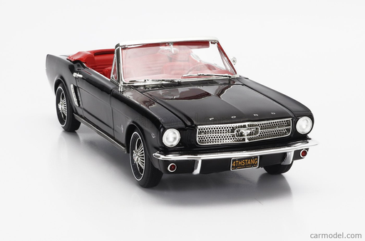 [AMM1312/06] Autoworld : Ford Mustang Convertible │ 1964 Noir "Raven Black"