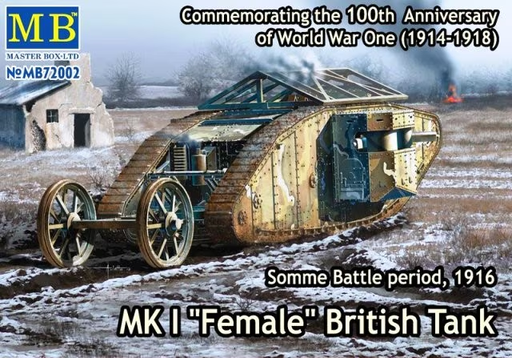 [MAR MB72002] MasterBox : MK I "Female" │ British Tank Somme Battle period - 1916