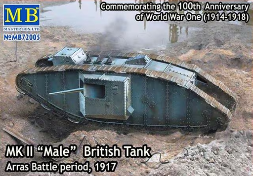 [MAR MB72005] MasterBox : MK II "Male" │ British Tank Arras Battle period - 1917