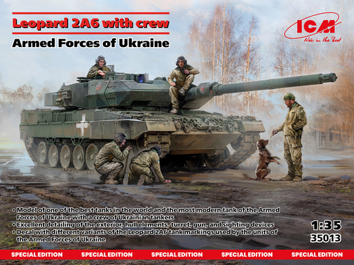 [ICM 35013] ICM : Leopard 2A6 │ With Crew 