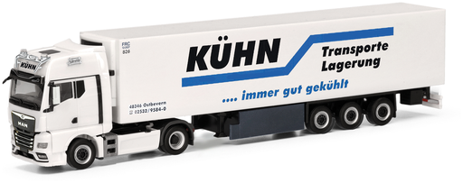 [HER 318020] Herpa : Semi-remorque frigorifique MAN TGX GX 
│ Kühn Kühltransporte