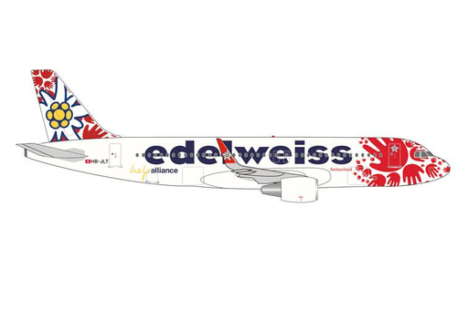 [HER 537650] Herpa : Airbus A320 Edelweiss Air Help Alliance 