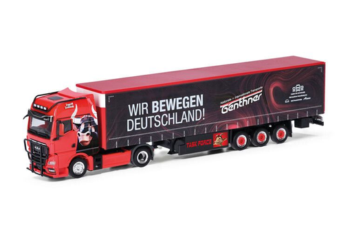 [HER 318075] Herpa : MAN TGX GX G.Sz. Genthner │ Wir bewegen Deutschland