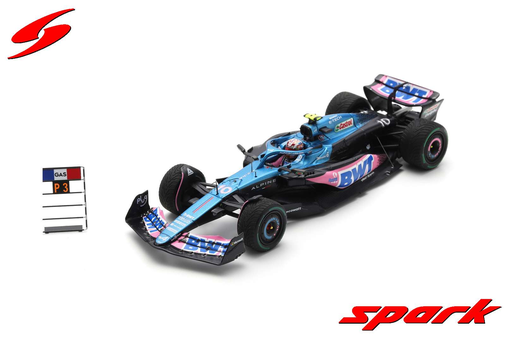 [SPK S8925] Spark : Alpine A523 │ No.10 BWT Alpine F1 Team 3rd Dutch GP 2023 Pierre Gasly With pit board