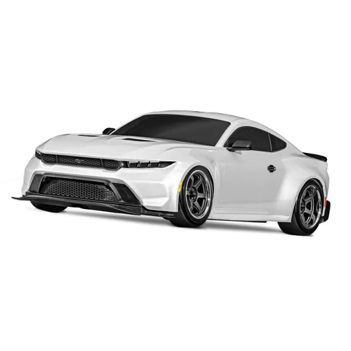 [TAX 105237-4-WHT] Traxxas : 4-TEC Ford Mustang Drift Blanche