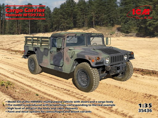 [ICM 35436] ICM : Humvee M1097A2 Cargo Carrier 