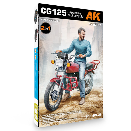 [AK 35027] AK : Motocyclette japonaise CG125 