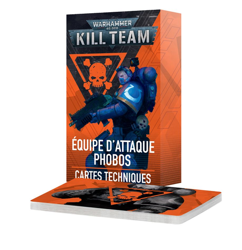 [GAW 103-62] Kill Team : Equipe d'attaque Phobos - Cartes techniques [FR] │ Warhammer 40.000