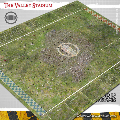 [PWW BB00900N] Pwork Wargames : The Valley Stadium │ Bloodbowl - Mouse Pad