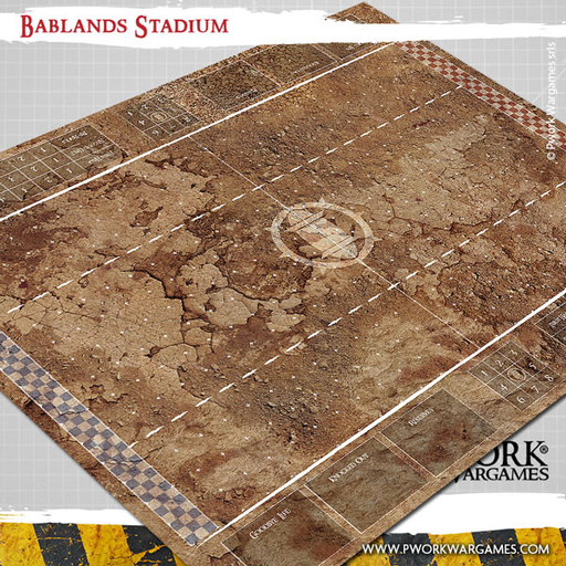 [PWW BB00200N] Pwork Wargames : Badlands Stadium │ Bloodbowl - Mouse Pad