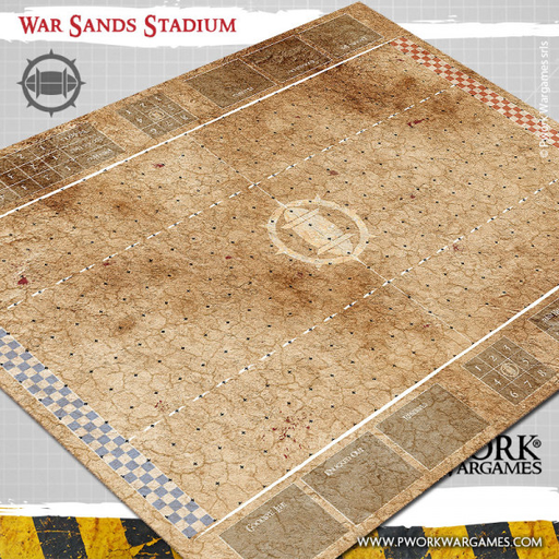 [PWW BB01200N] Pwork Wargames : War Sands Stadium │ Bloodbowl - Mouse Pad