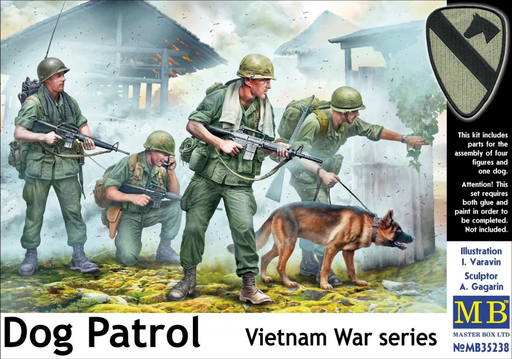 [MAR MB35238] MasterBox : Vietnam War series Dog Patrol 