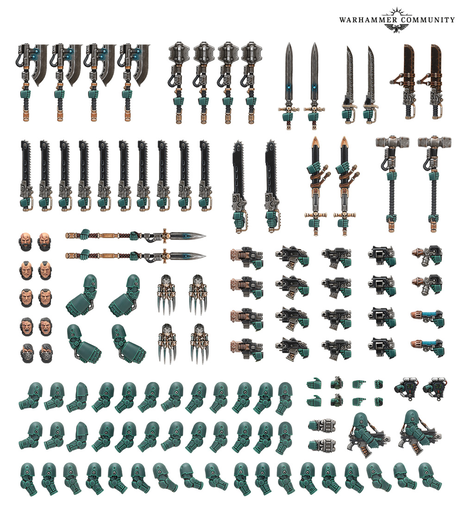 [GAW 31-99] Legiones Astartes : Melee Weapons Upgrade │ Warhammer The Horus Heresy