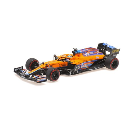 [MNC 537216603] Minichamps : McLaren Mercedes MCL35M │ No.3 F1 Grand Prix d'Abu Dhabi 2021 Daniel Ricciardo