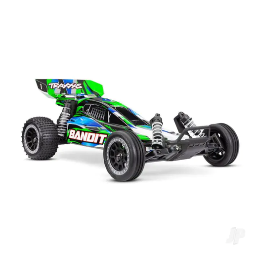 Traxxas : Bandit 2WD Brushed HD │ USB-C [TRX24254-8-GRN]