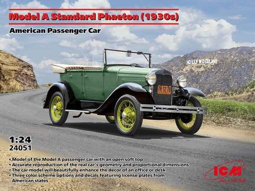 [ICM 24051] ICM : Model A Standard Phaeton (1930s) American Passenger Car