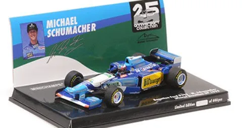 [MNC 517950101] Minichamps : Benetton B195 Renault n°1 Winner Gp Brésil Michael Schumacher 1995