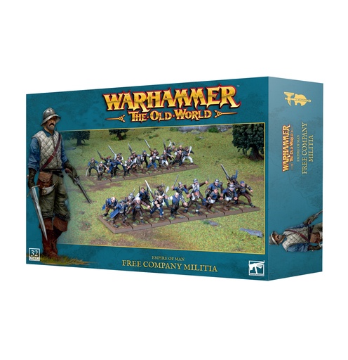 [GAW 06-104] Empire of Man : Free Company Militia │ Warhammer The Old World