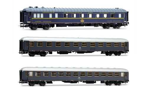 [RIA HR4360] Rivarossi : Rapido 904/905 Milan-Naples - Voiture Restaurant WR 1925 Ciwl + UIC-X '68 1° et 2° classe 