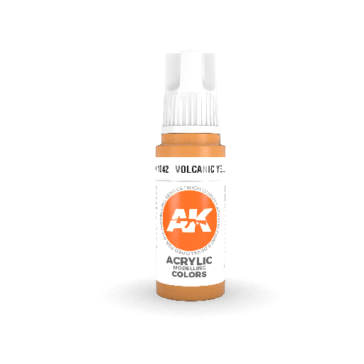 [AK 11042] Ak : Volcanic Yellow 17ml │ 3rd Generation Acrylique