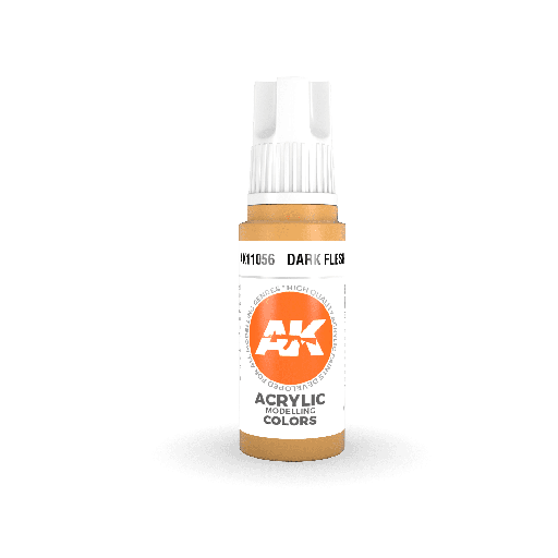 [AK 11056] Ak : Dark Flesh 17ml │ 3rd Generation Acrylique