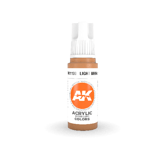 [AK 11100] Ak : Light Brown 17ml │ 3rd Generation Acrylique