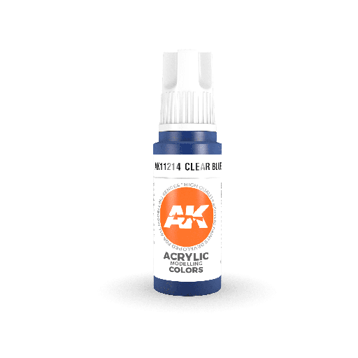 [AK 11214] Ak : Clear Blue 17ml │ 3rd Generation Acrylique