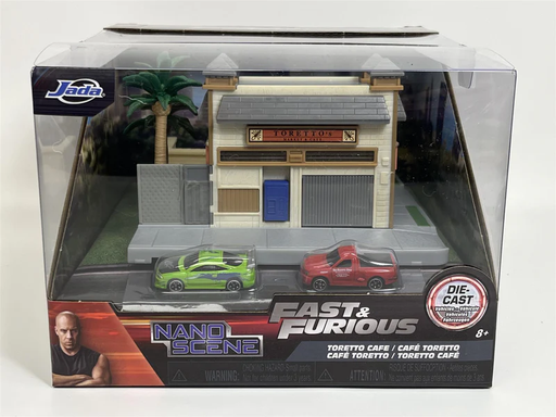 [SOL 34914] NANO FAST AND FURIOUS TORRETO'S CAFE W/2 VEHICLES FF