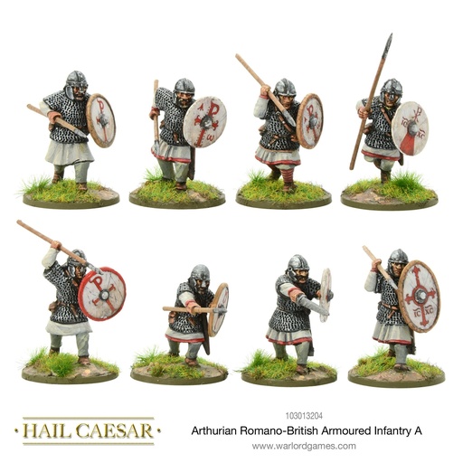 [WLG 103013204] Hail Caesar : Arthurian Romano - British Armoured Infantry (A)