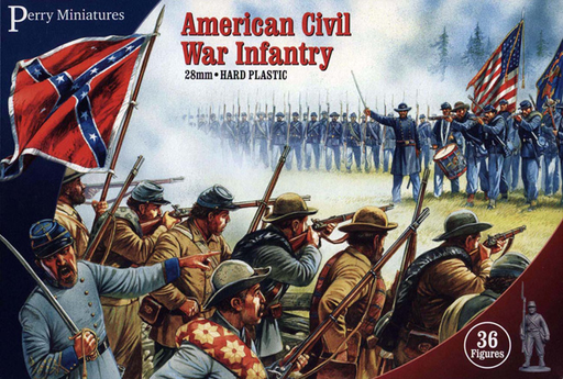 [PEM ACW1] Perry Miniatures : Plastic American Civil War Infantry (36 figurines)