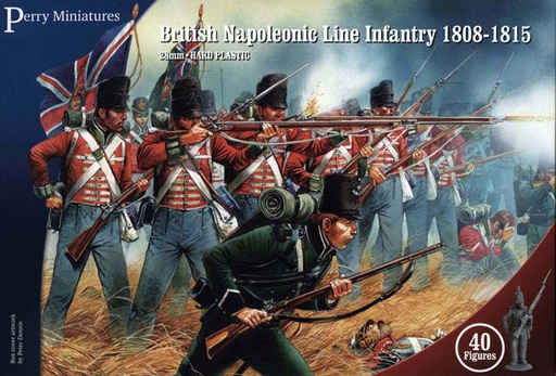 [PEM BH1] Perry Miniatures : Plastic Napoleonic British Line Infantry box set ( 36 Line Infantry, 4 Riflemen)