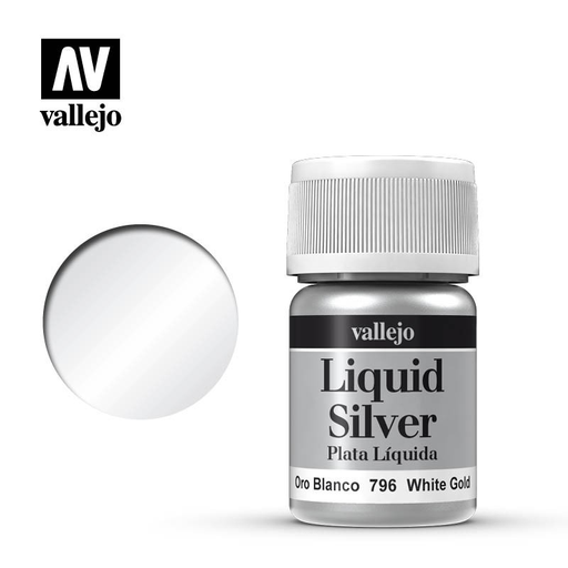 [VAL 70.796] Vallejo : White Gold - Liquid Metal 35ml