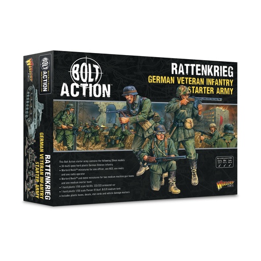 [WLG 402612103]  "Rattenkrieg" German Veteran Infantry Starter Army │ Bolt Action