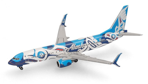 [HER 537643] Boeing 737-800 Alaska Airlines Xáat Kwáani (Salmon People)