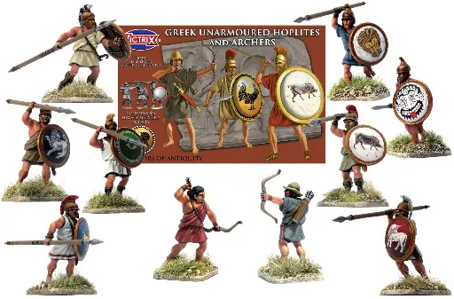 [VTX VXA005] Victrix : Greek Unarmoured Hoplites and archers │ Warriors of Antiquity