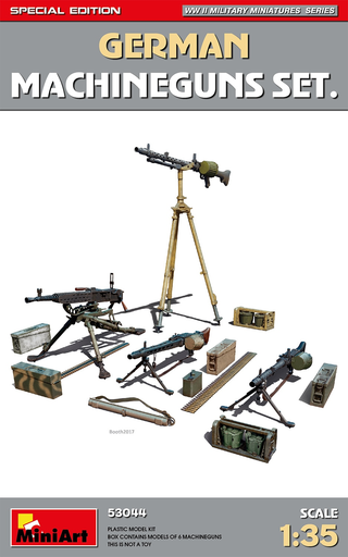 [MNT 53044] Miniart : German Machine Guns Set. │ Special Edition